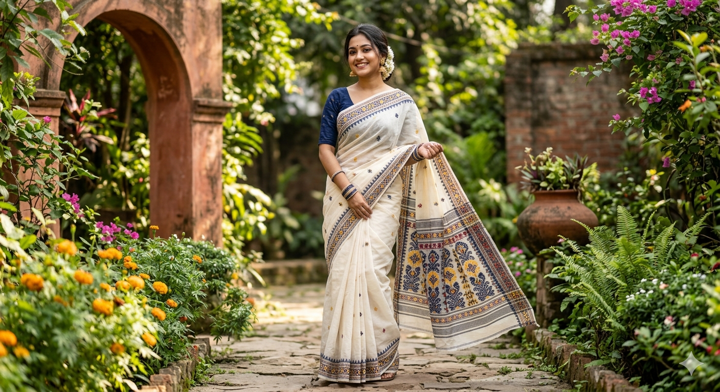 Nilambari Cotton Saree