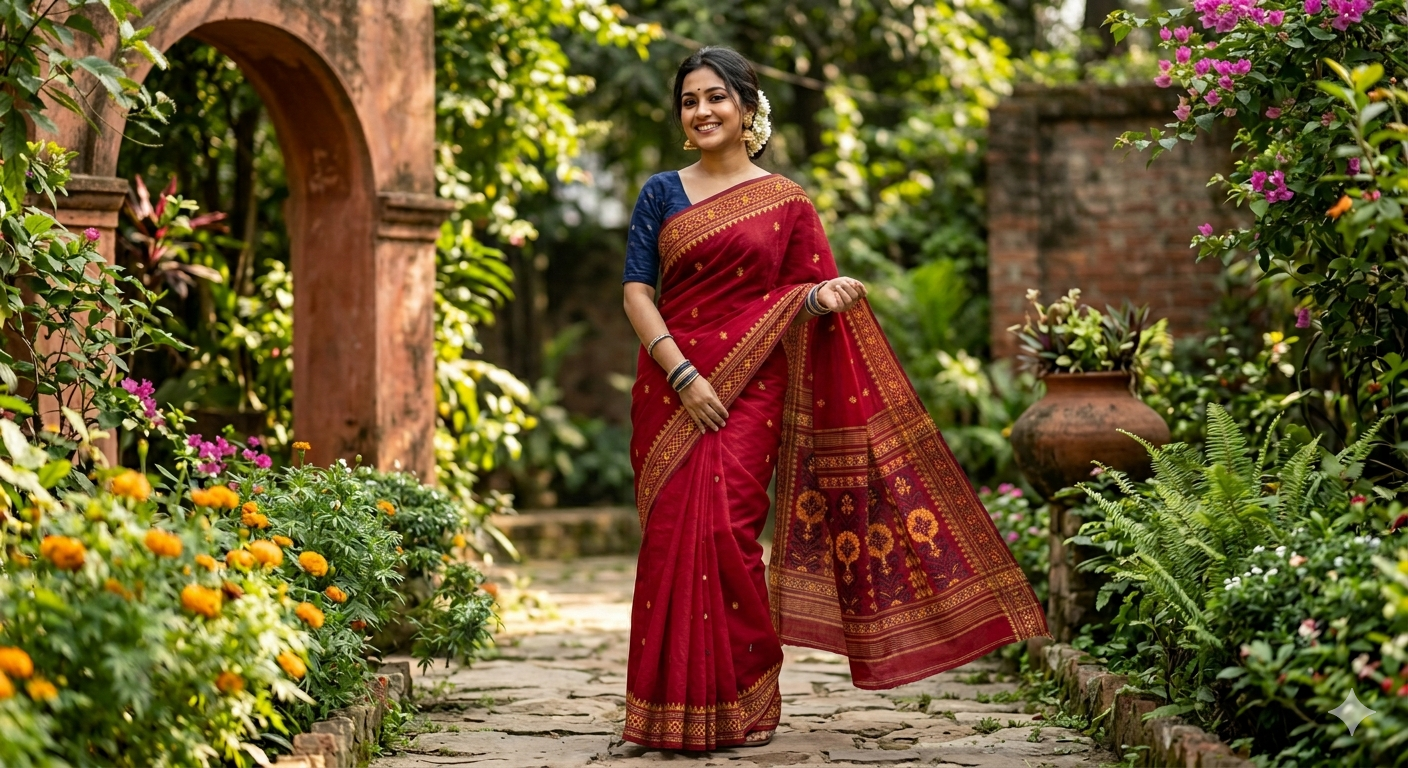 Nilambari Cotton Saree