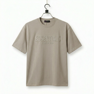 Essentials-Inspired Oversized Drop Shoulder T-Shirt – Desert Taupe