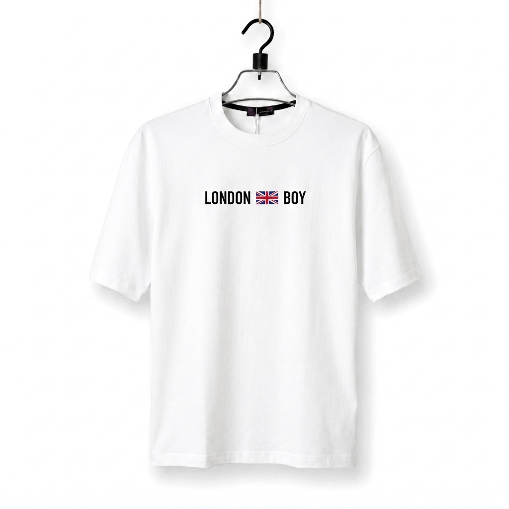 London Boy Graphic T-Shirt – White