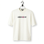 London Boy Oversized Drop Shoulder T-Shirt – Cream